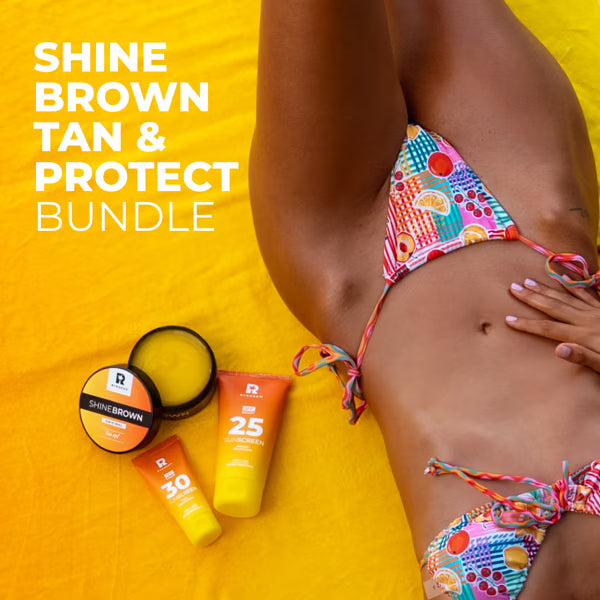 SHINE BROWN TAN & PROTECT BUNDLE