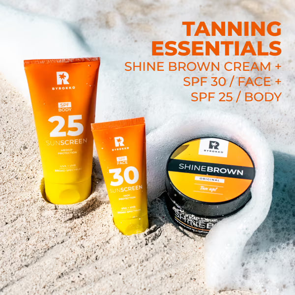 SHINE BROWN TAN & PROTECT BUNDLE