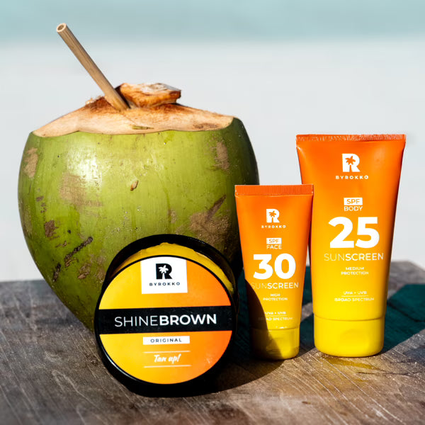 SHINE BROWN TAN & PROTECT BUNDLE